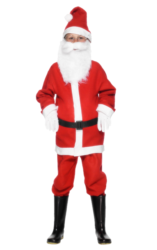 Kinder Santa Boy Kostüm