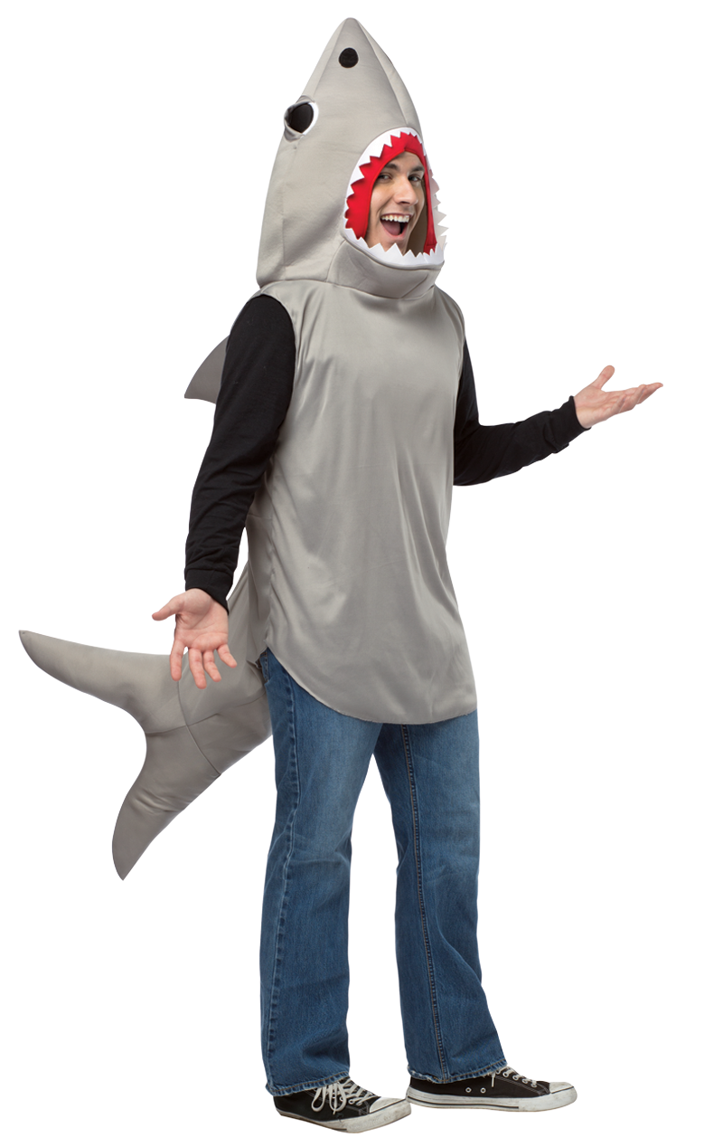 Mode Adultes Enfants Combinaison Costume Requin Scène Vêtements Fan