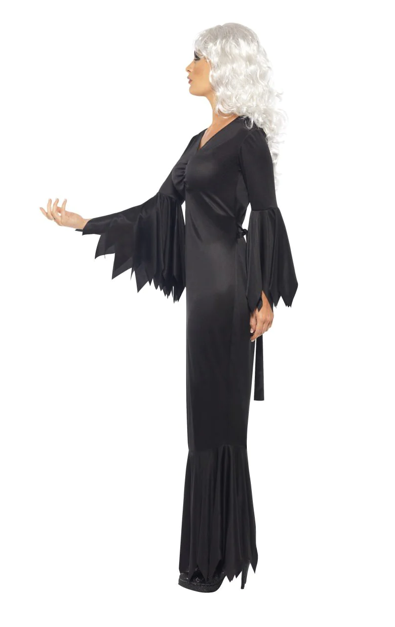 Womens Black Vampire Dress Costume