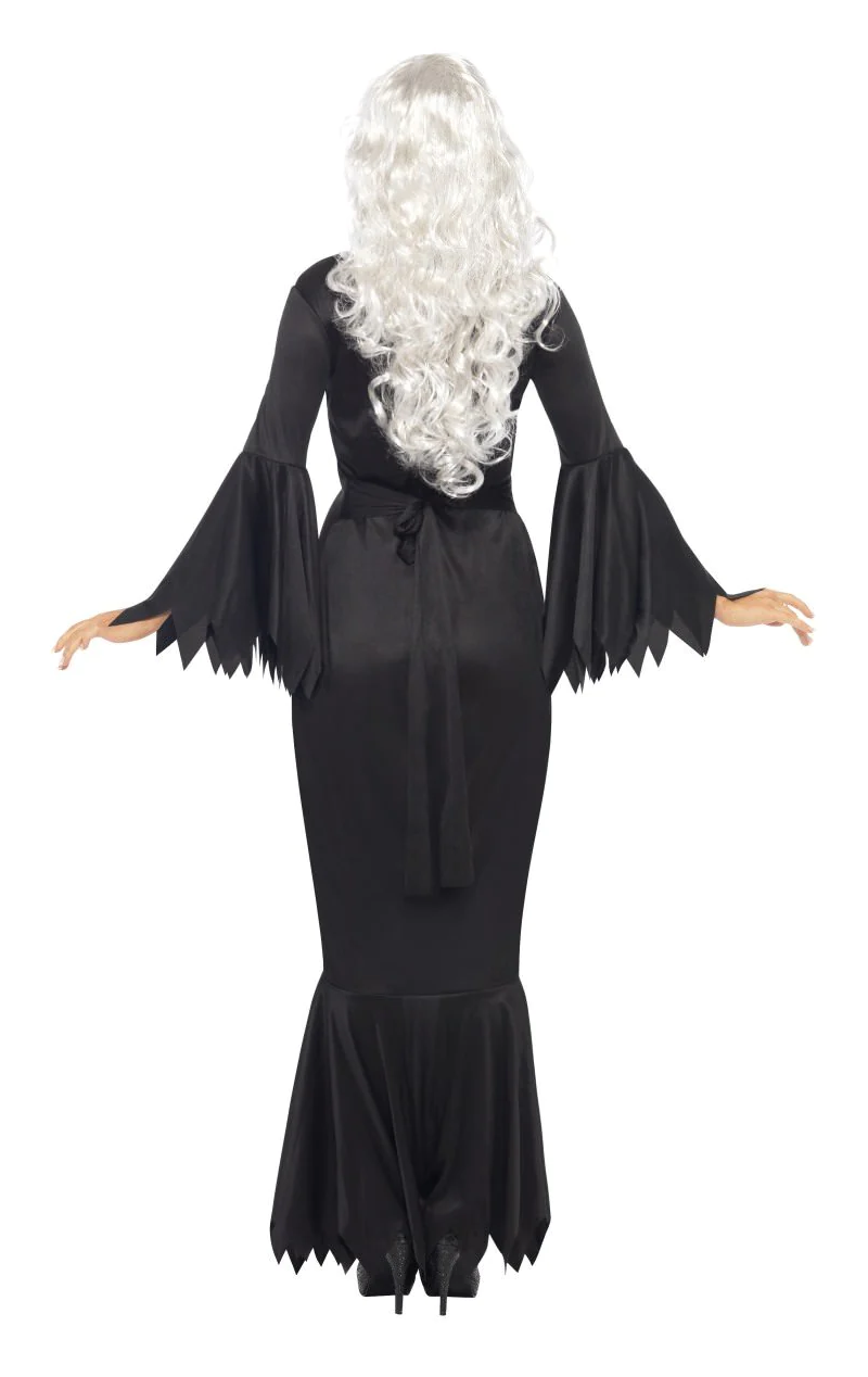 Damen schwarzer Vampirkleid Kostüm