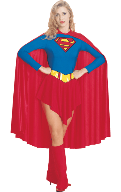 Erwachsener klassisches Supergirl -Kostüm