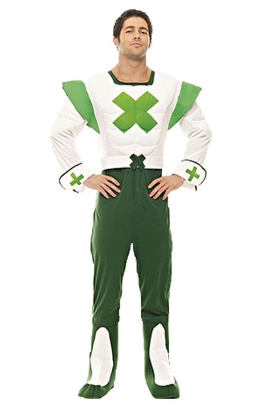 Adult Green Cross Code Costume