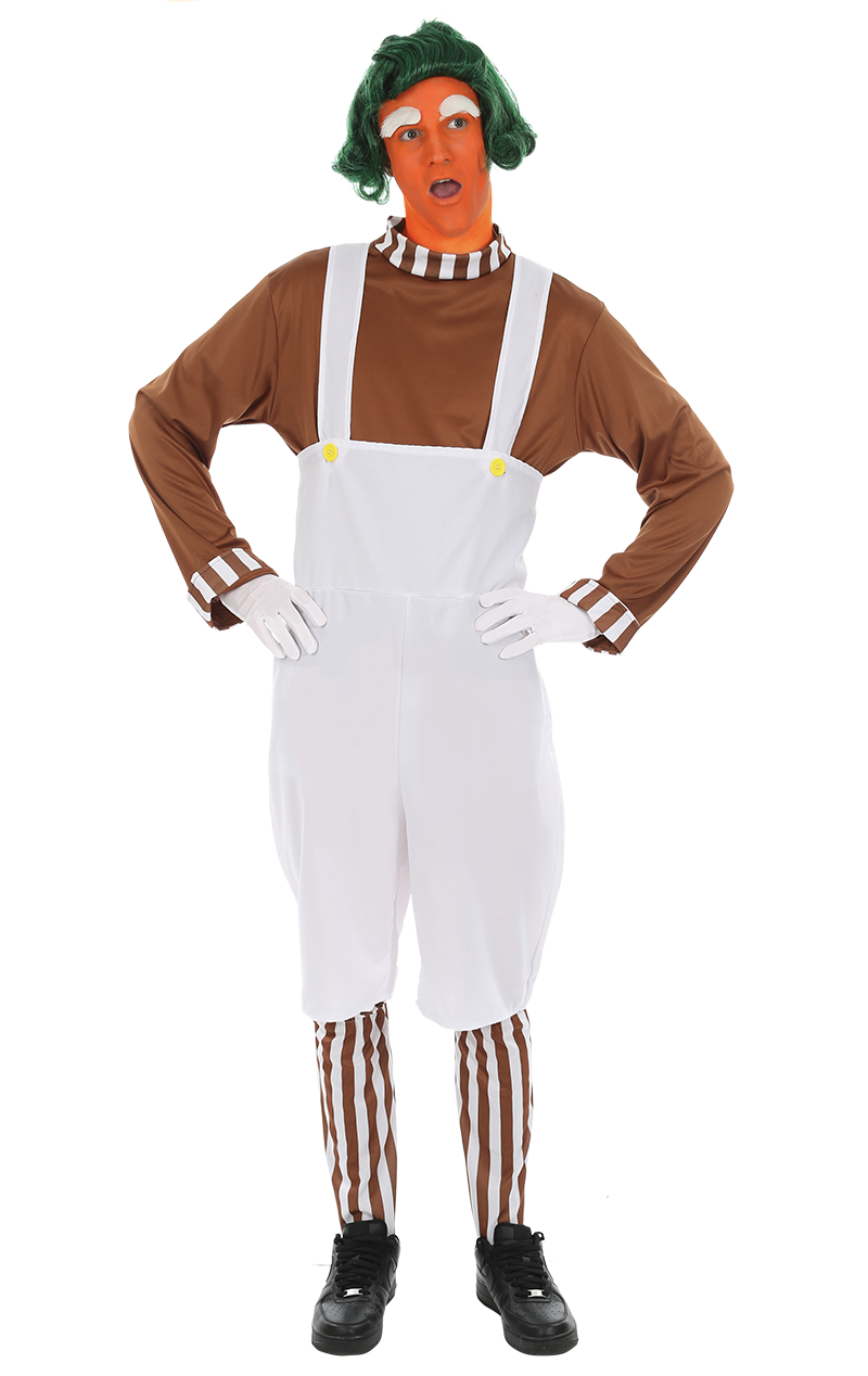 Mens Oompa Loompa Costume - fancydress.com