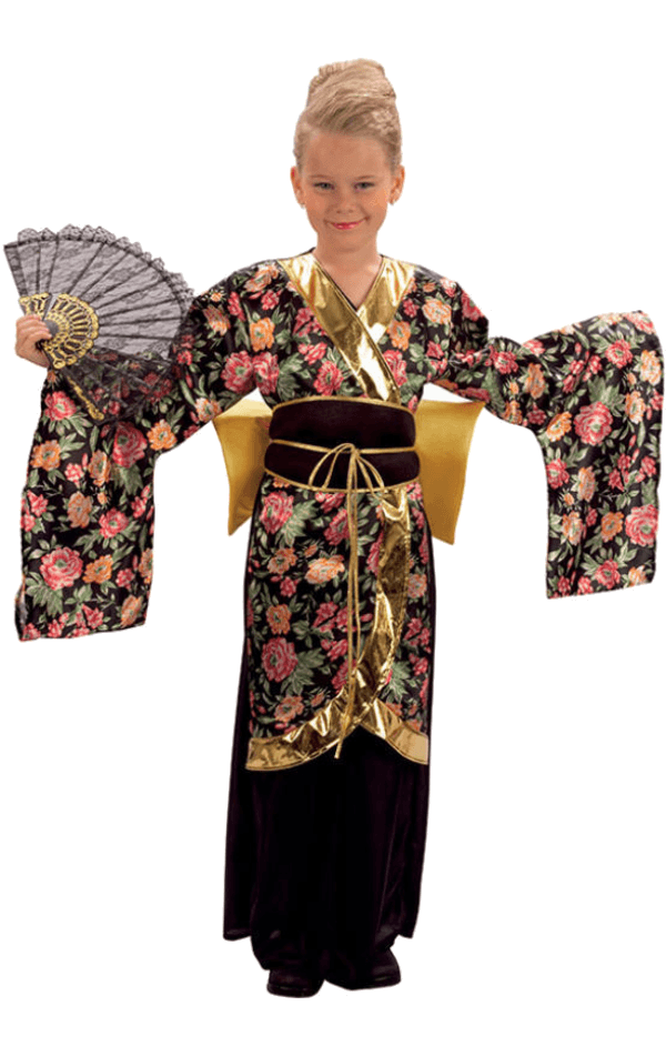 Déguisement de geisha japonaise pour enfant