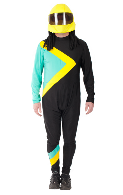 Mens Cool Runnings Costume with Helmet