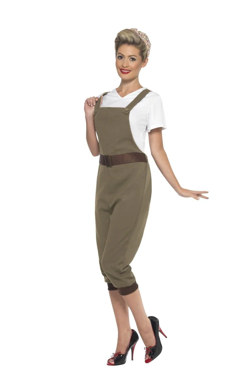 Ladies WW2 Land Girl Costume