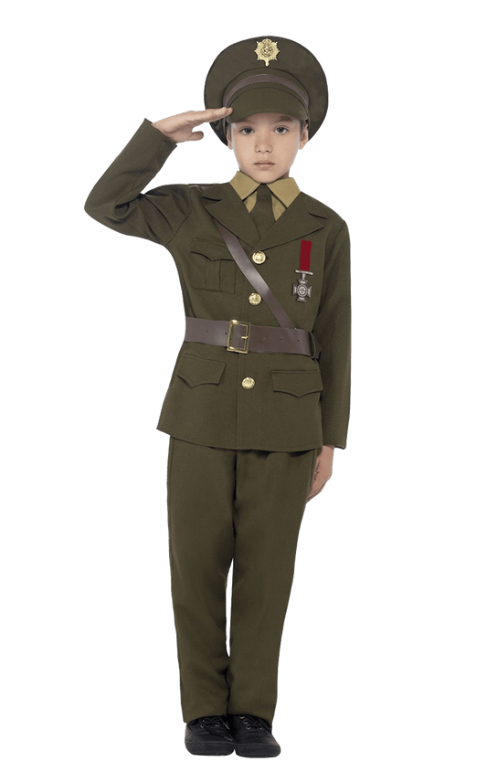 Kids Army Officer Costume