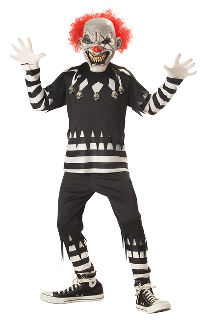 Kids Creepy Clown Costume