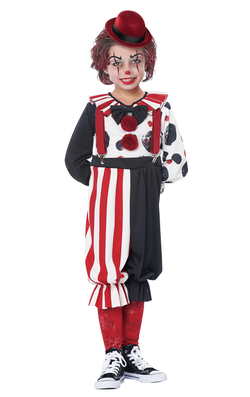 Kids Unisex Clown Costume