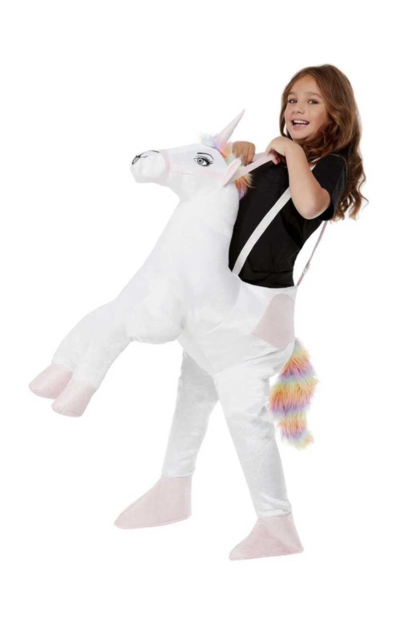 Kids Ride en costume de licorne