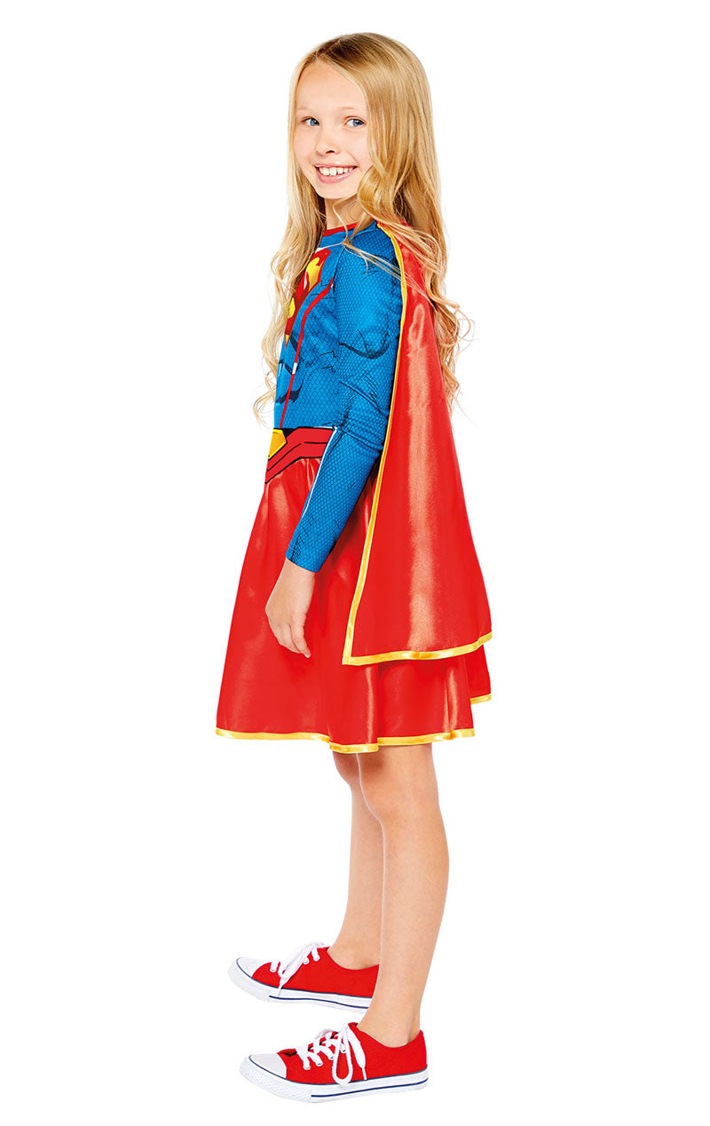 Kids Sustainable Supergirl Costume