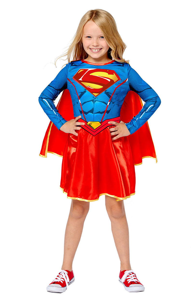 Nachhaltiges Supergirl-Kostüm für Kinder