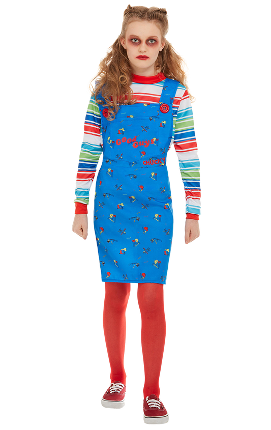 Kinder Chucky Kleid Kostüm