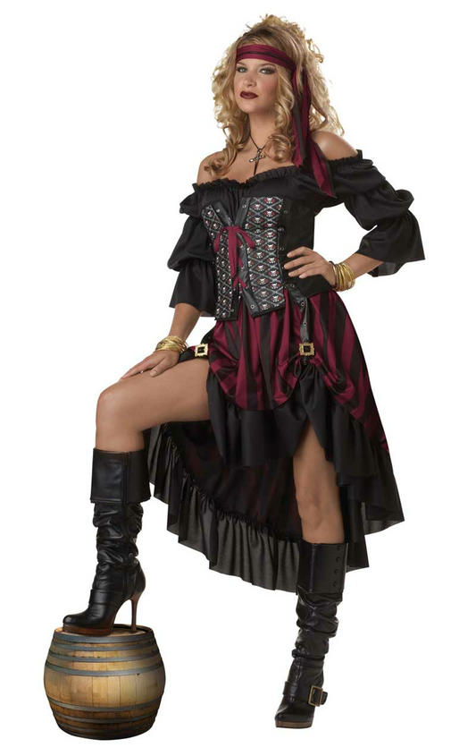 Womens Seven Seas Pirate Wench Costume