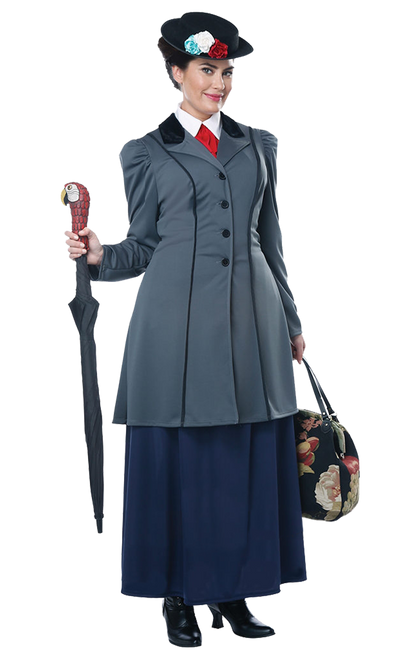 Womens Plus Size Mary Poppins Costume