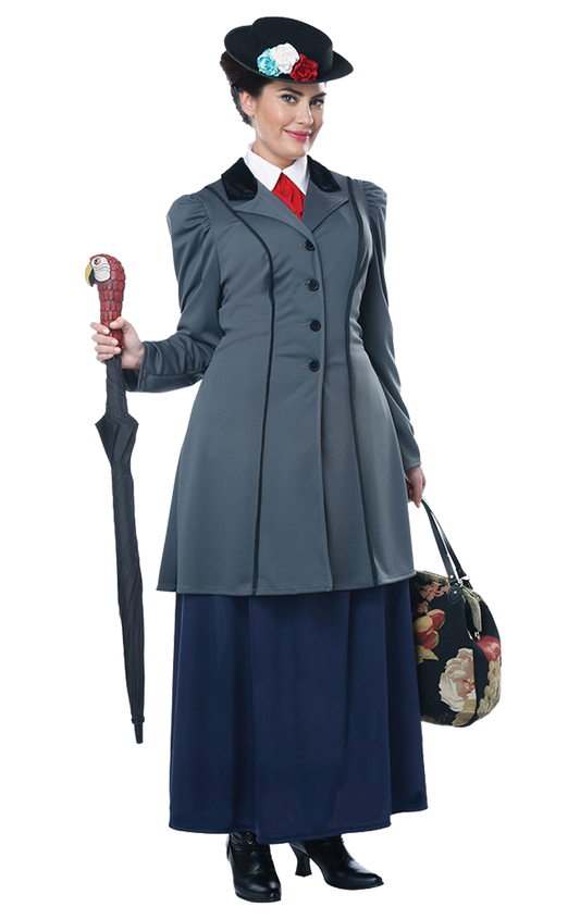 Damen Plus Size Mary Poppins Kostüm