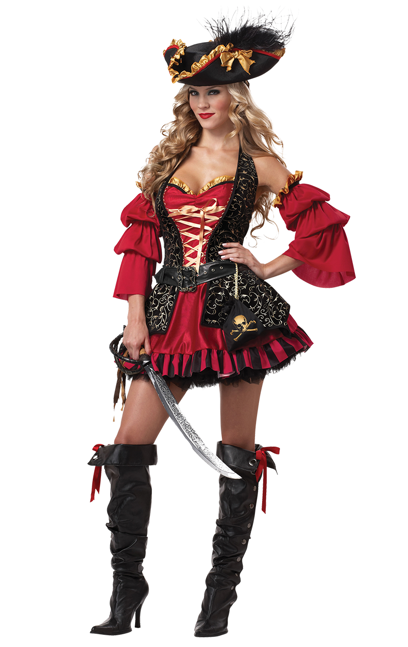 Costume de pirate espagnole pour femme