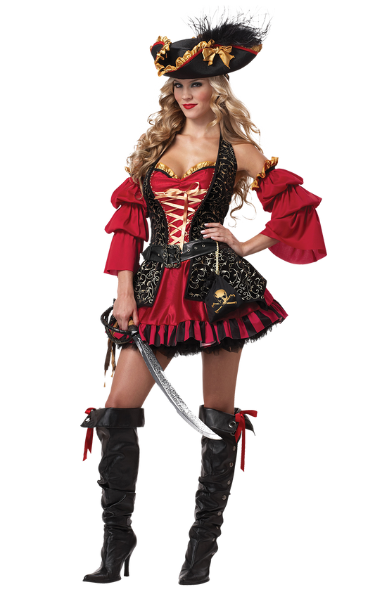 Costume de pirate espagnole pour femme