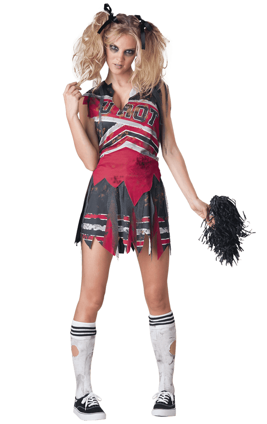 Déguisement de pom-pom girl zombie sans esprit femme