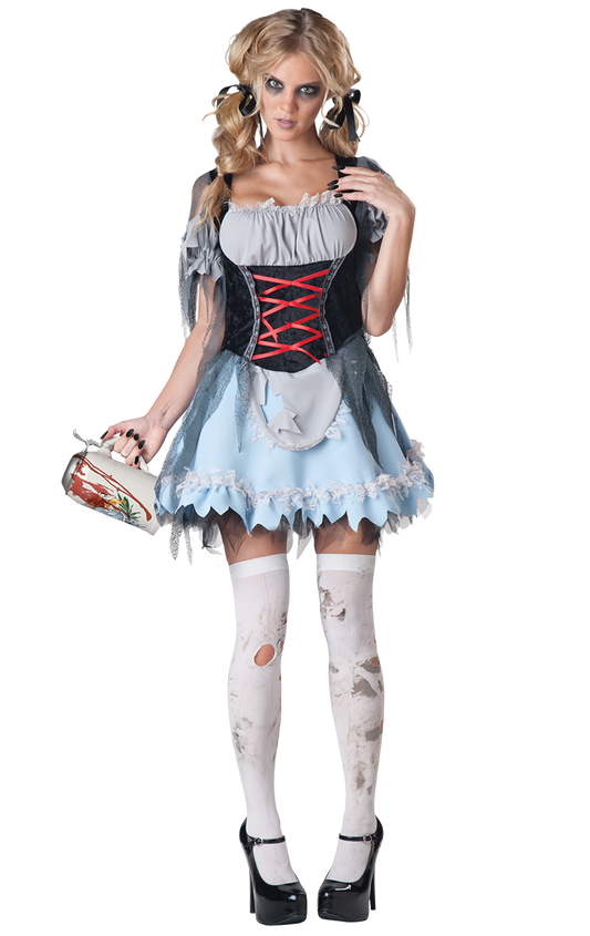 Womens Zombie Beer Maid Costume