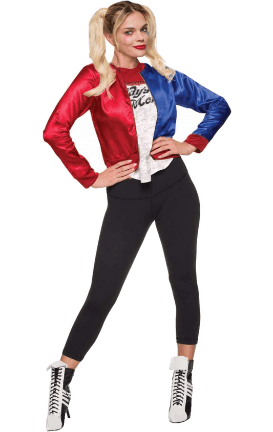 Déguisement veste Harley Quinn femme