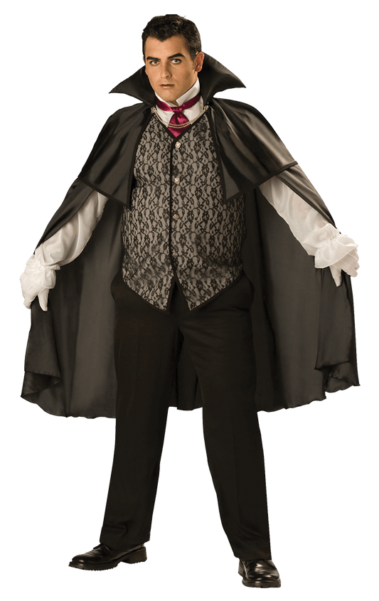 Mens Midnight Vampire Plus Size Costume