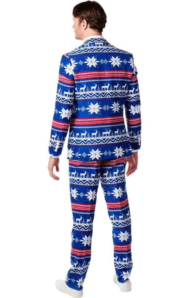 OppoSuits Costume de Noël imprimé Rudolph pour homme