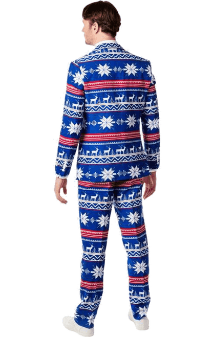 OppoSuits Costume de Noël imprimé Rudolph pour homme