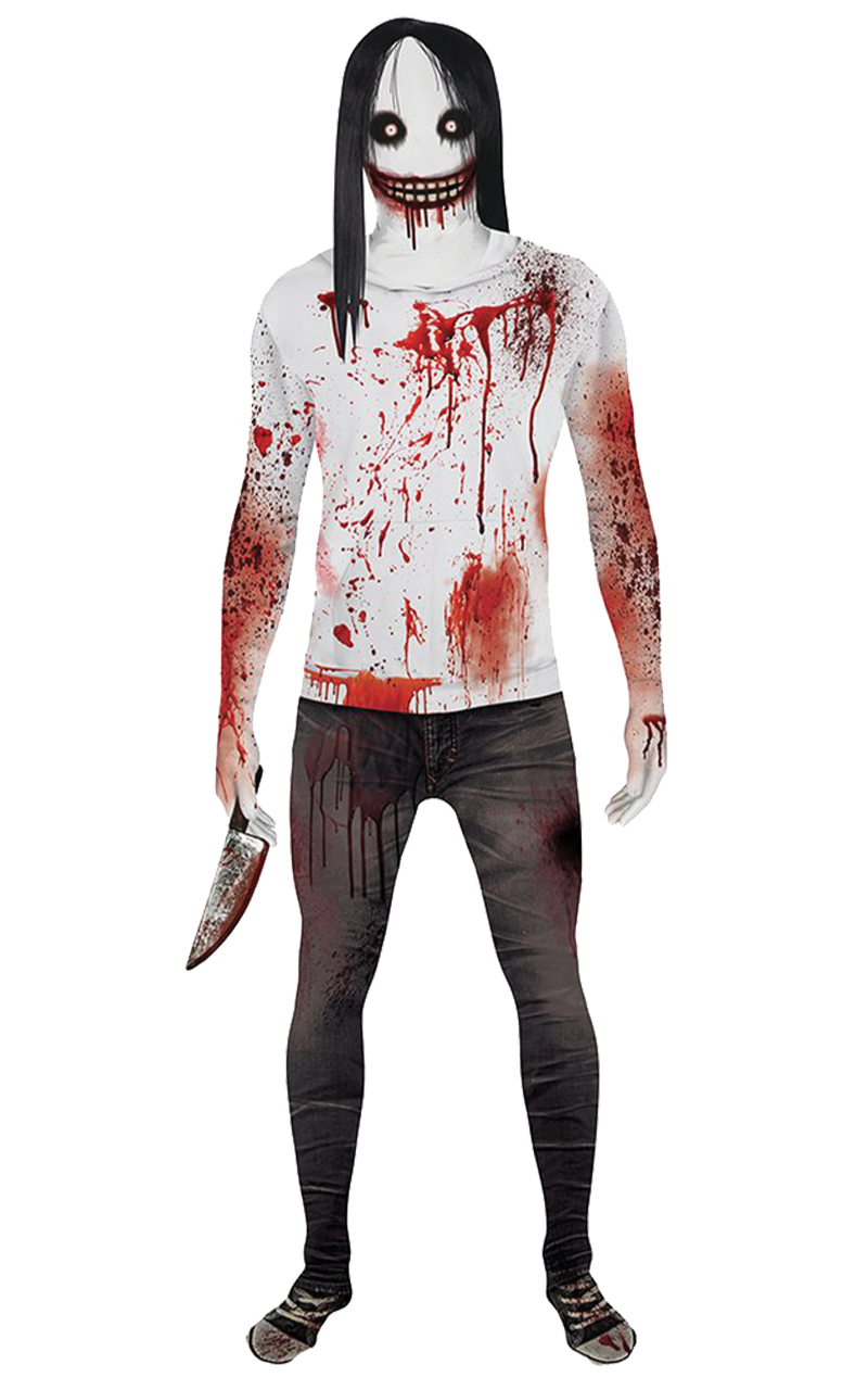 Mens Jeff The Killer Creepy Pasta Costume