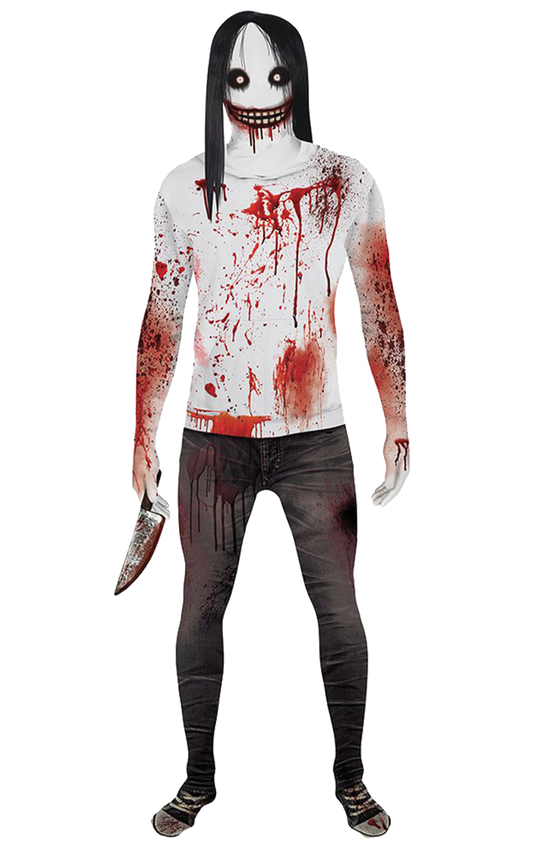 Mens Jeff The Killer Creepy Pasta Costume