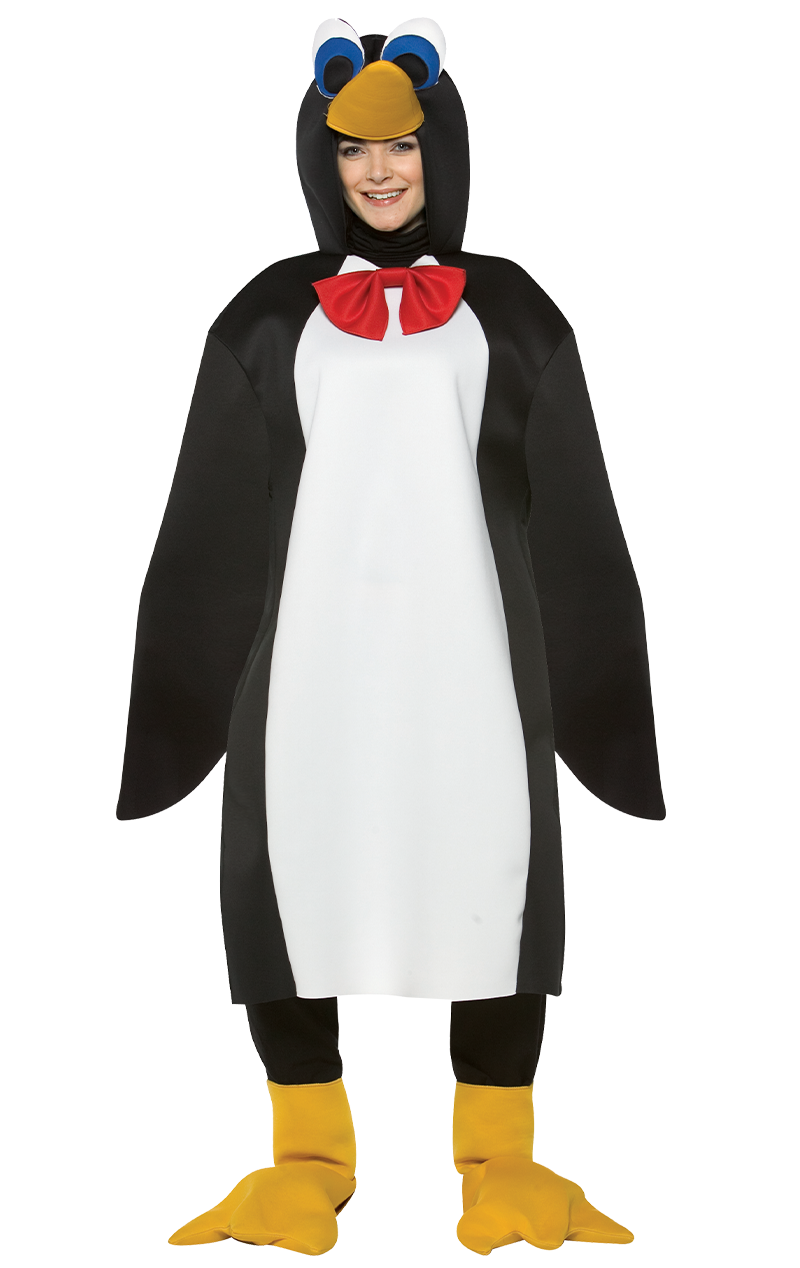 Erwachsener übergroßes Pinguin -Kostüm