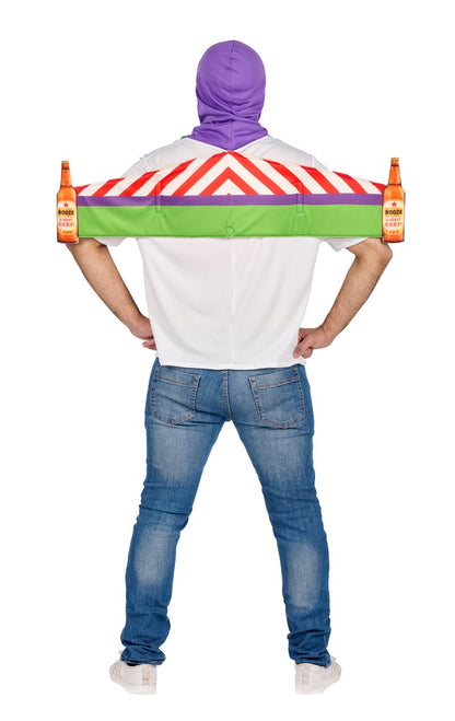 Adult Booze Light Beer Costume - Fancydress.com