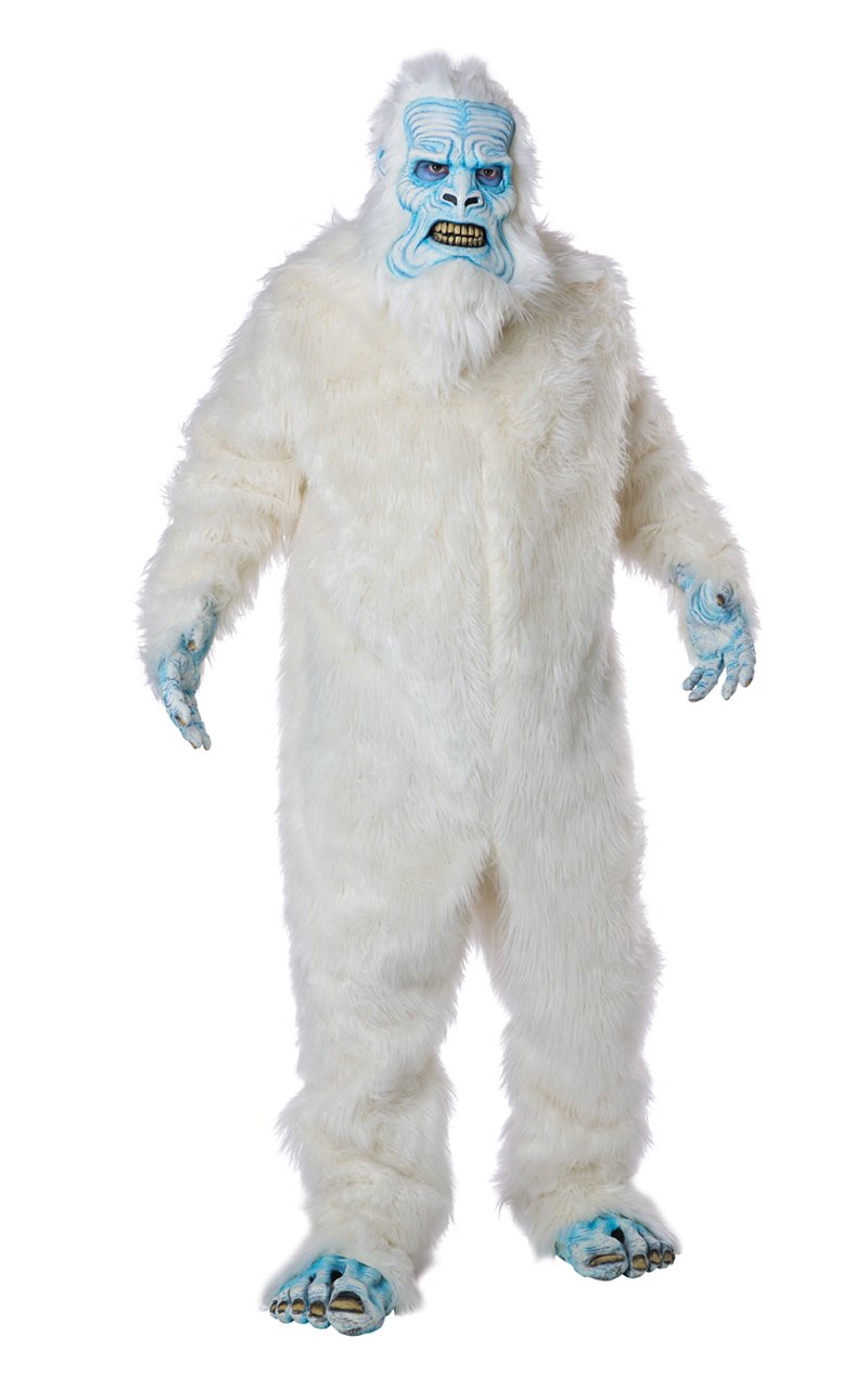 Adult Deluxe Abominable Snowman Costume - Fancydress.com