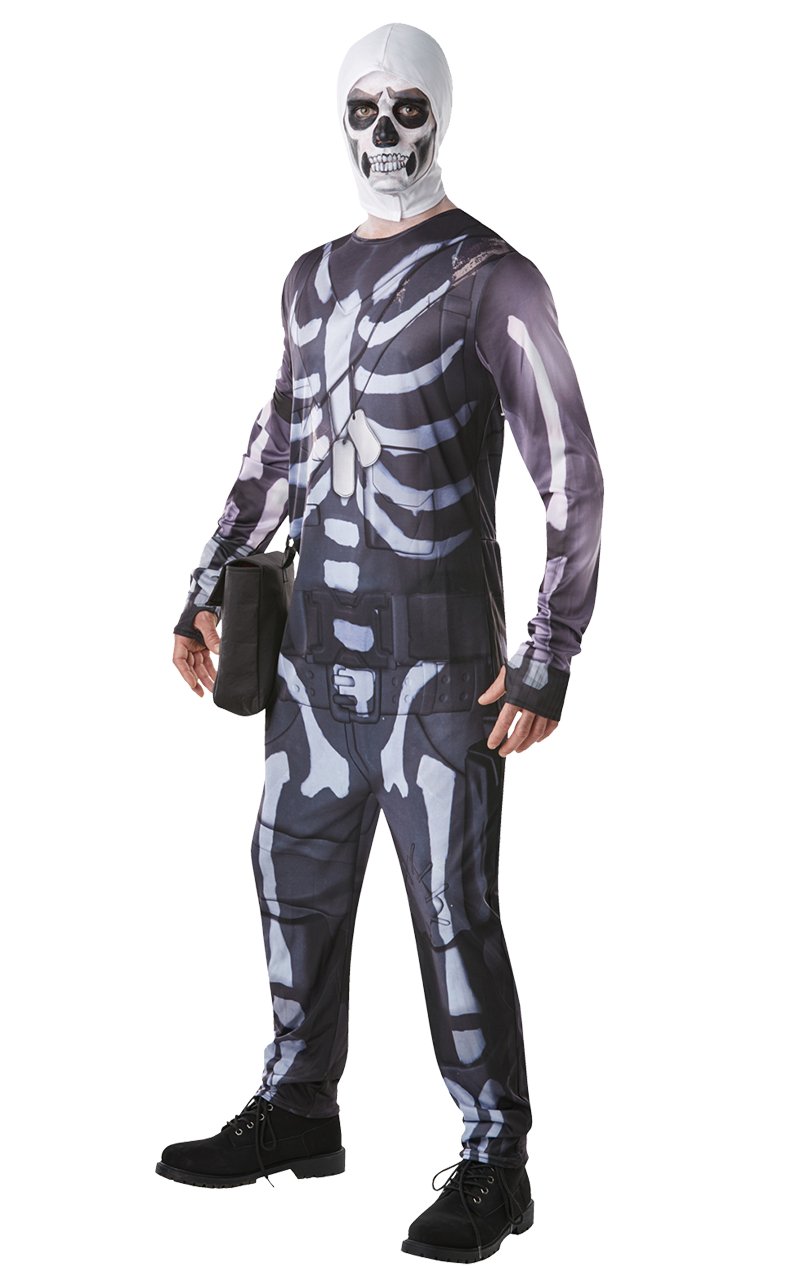 Adult Fortnite Deluxe Skull Trooper Costume - Fancydress.com