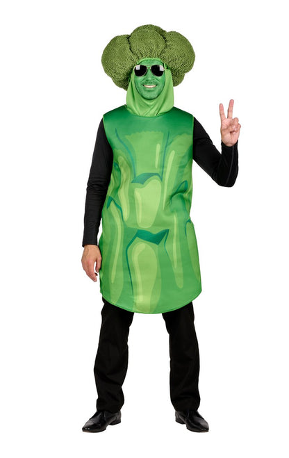 Adult Mr Broccoli Costume - Fancydress.com