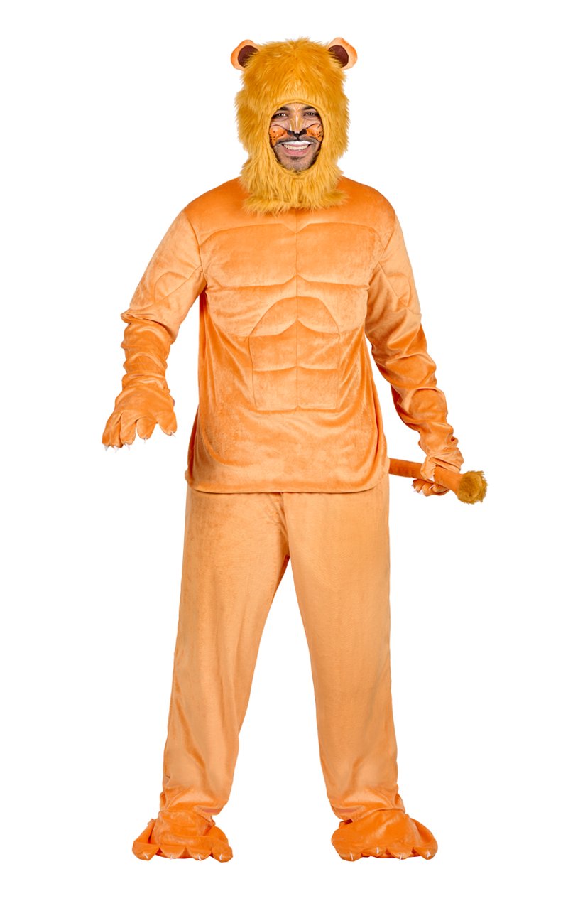 Adult Muscle Lion Costume - Fancydress.com