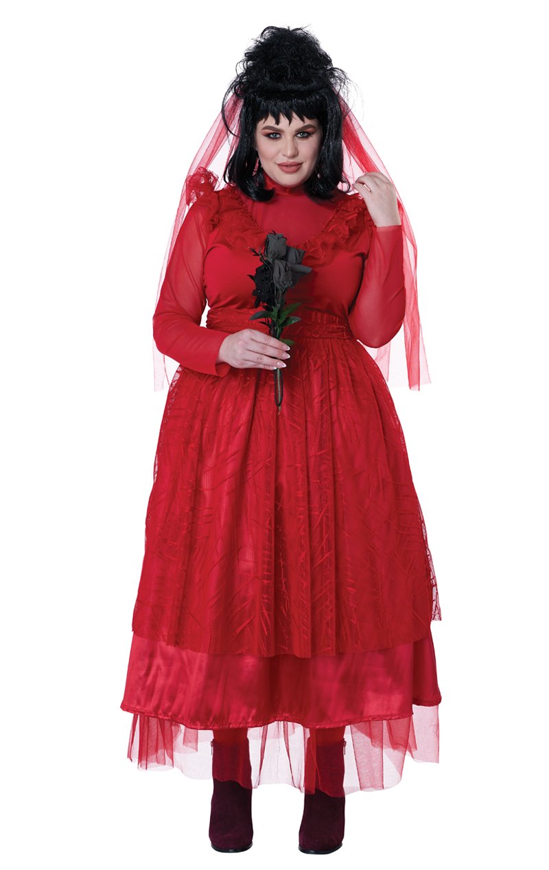 Adult Plus Size Bride From Hell Costume - Fancydress.com