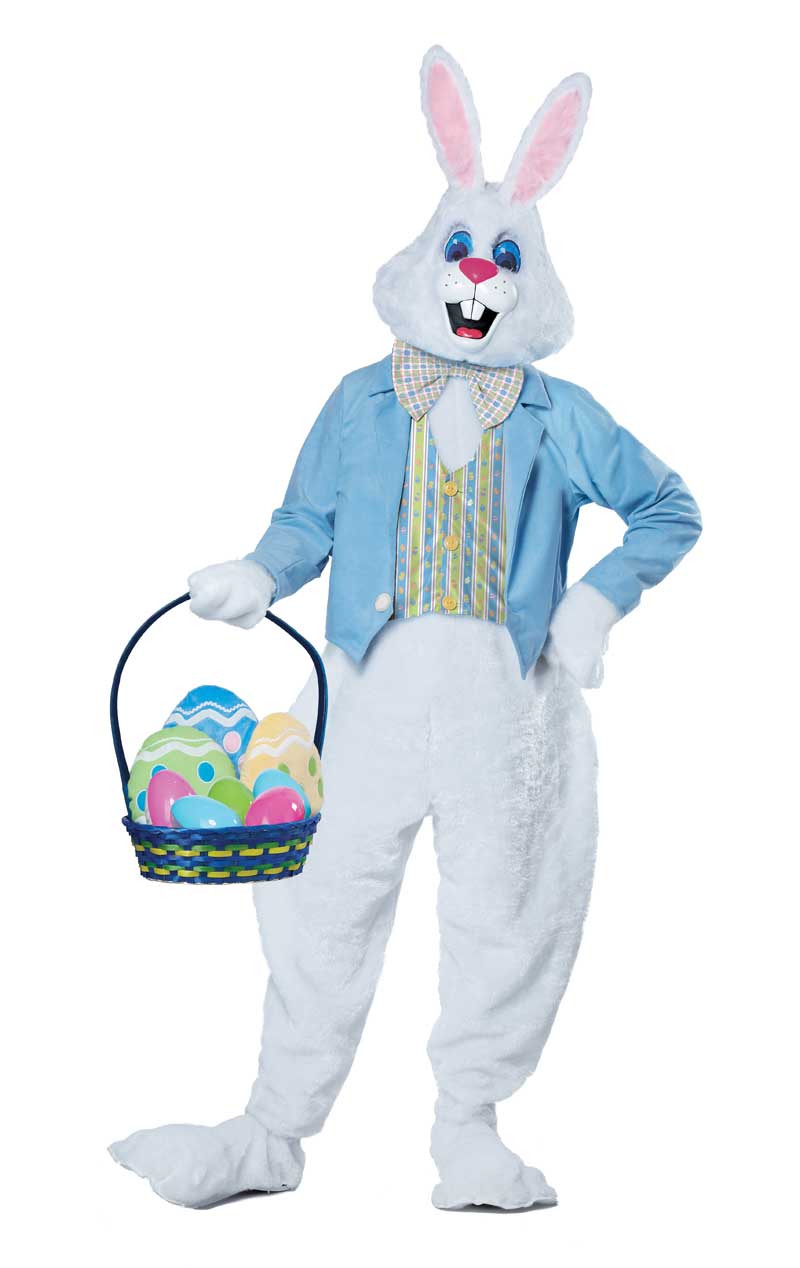 Adult Plus Size Deluxe Easter Bunny Costume - Fancydress.com