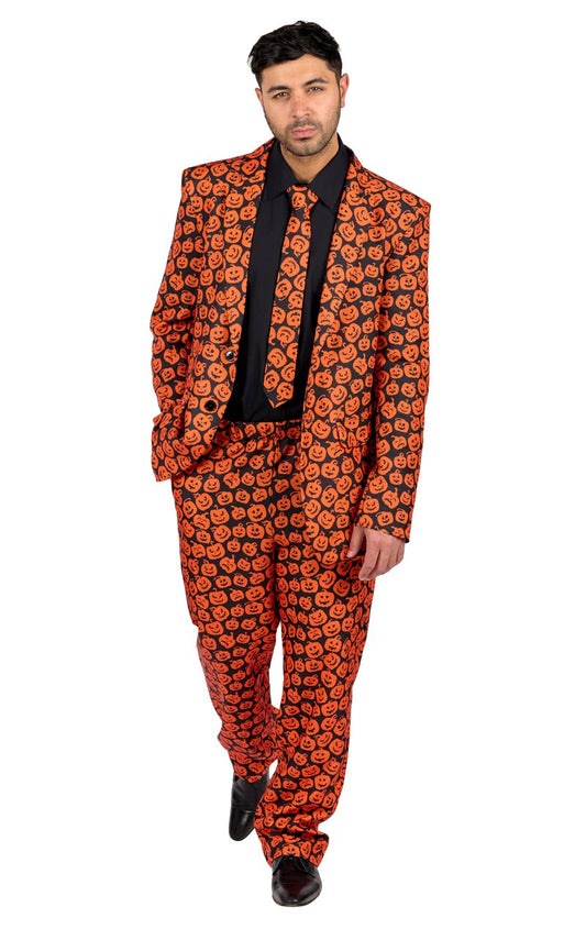 Adult Pumpkin Suit Costume - Fancydress.com