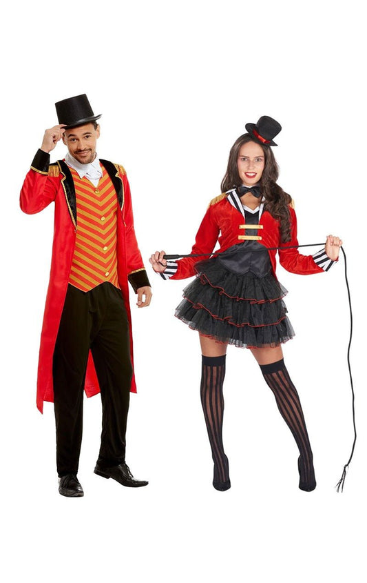 Anne Wheeler & Ringmaster Couples Costume - Fancydress.com