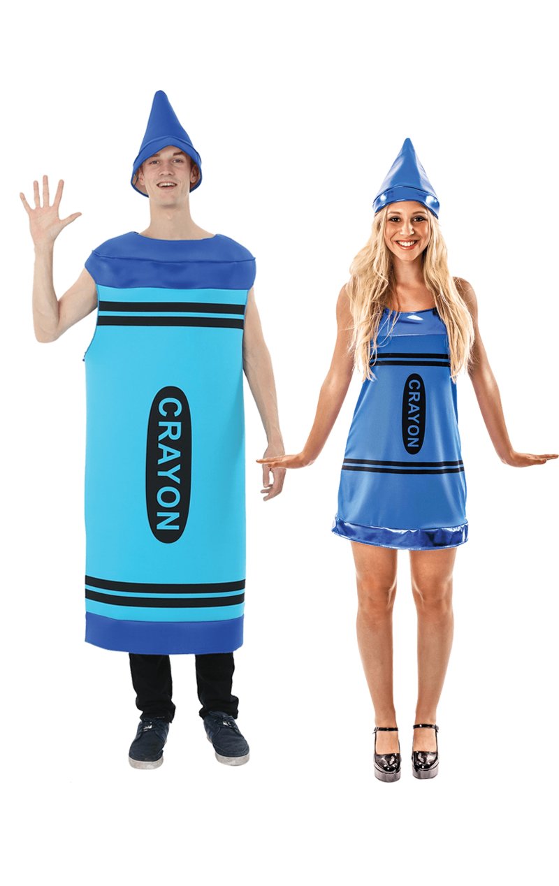 Blue Crayons Couples Costumes - Fancydress.com