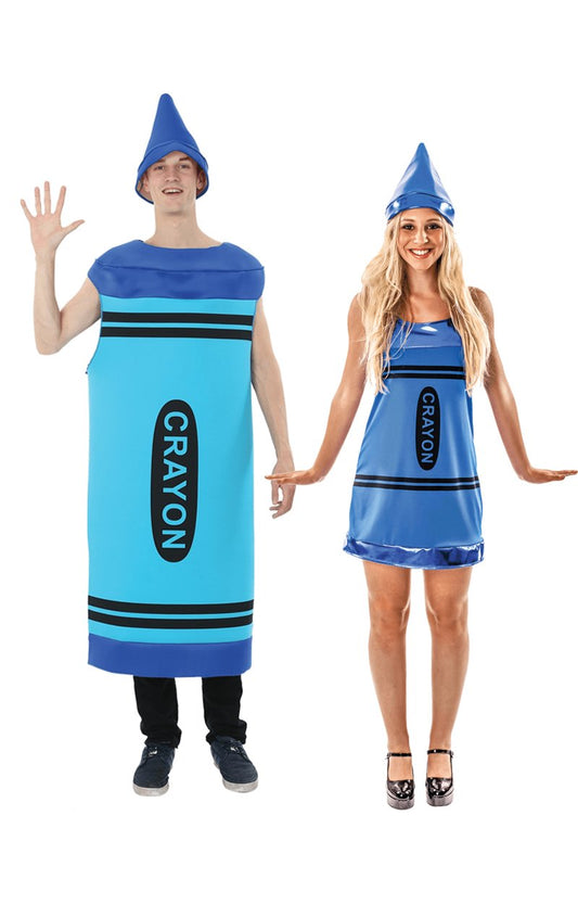 Blue Crayons Couples Costumes - Fancydress.com