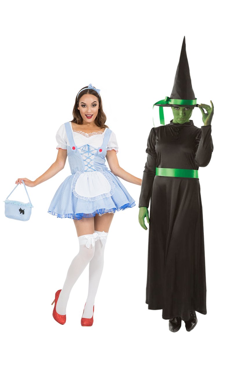 Dorothy & The Wicked Witch Couples Costume - Fancydress.com