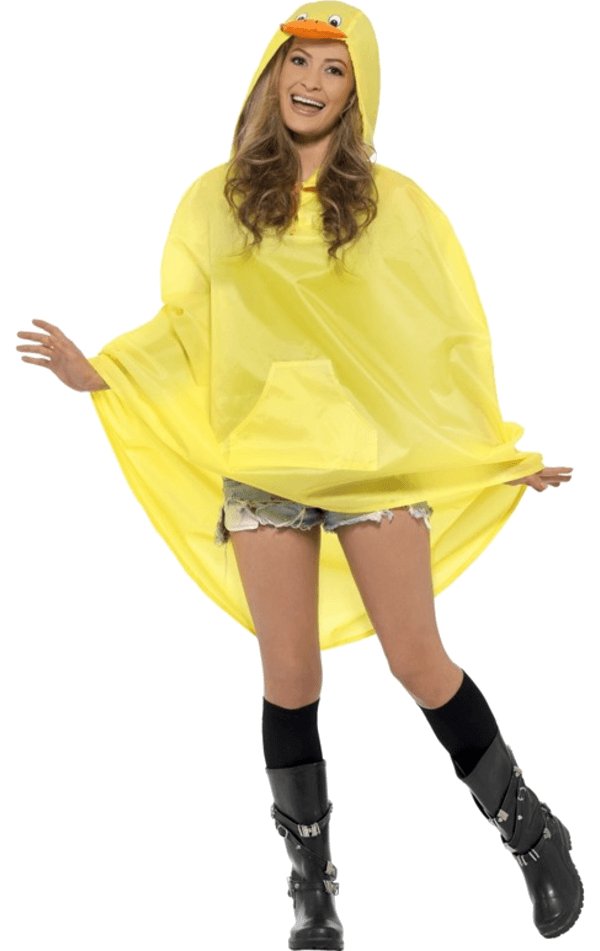 Duck Party Poncho Accessory - Fancydress.com