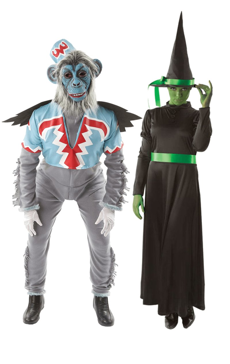 Flying Monkey & Wicked Witch Couples Costume - Fancydress.com
