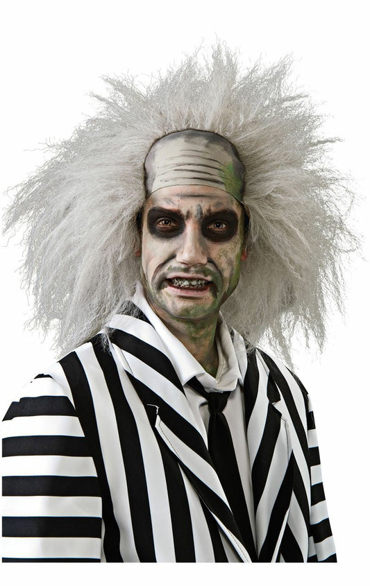 Grey Beetlejuice Wig - Fancydress.com