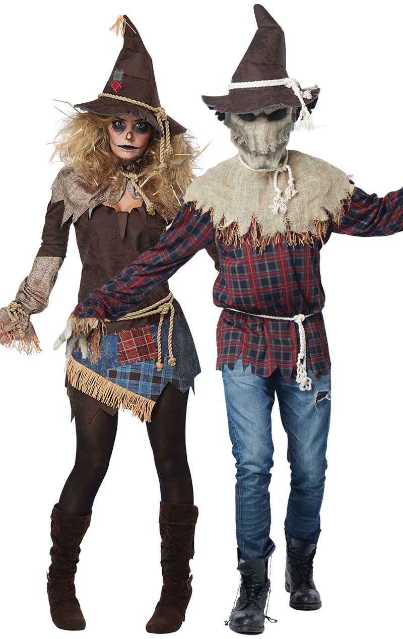 Halloween Scarecrow Couples Costume - Fancydress.com