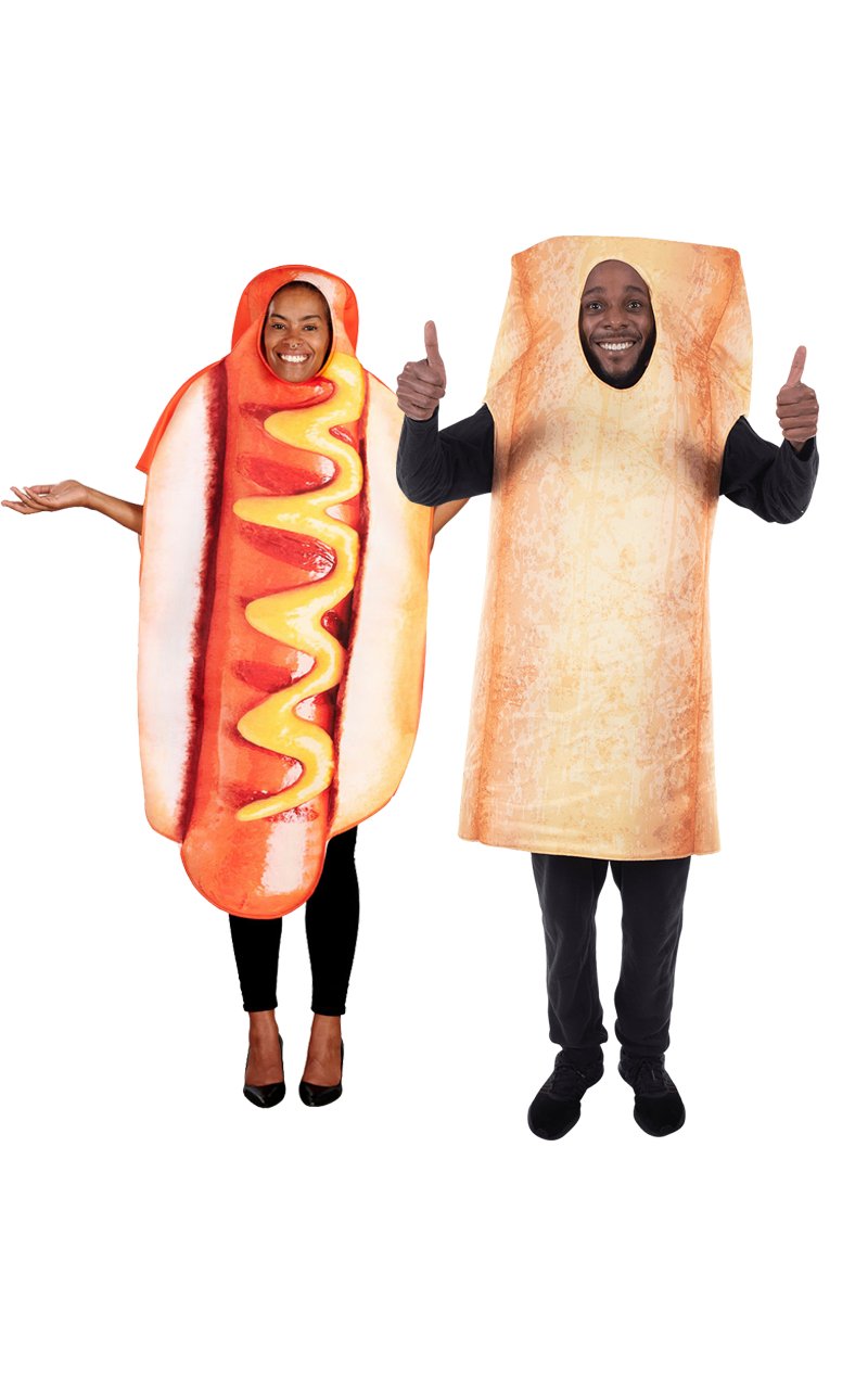 Hotdog & Chip Couples Costume - Fancydress.com