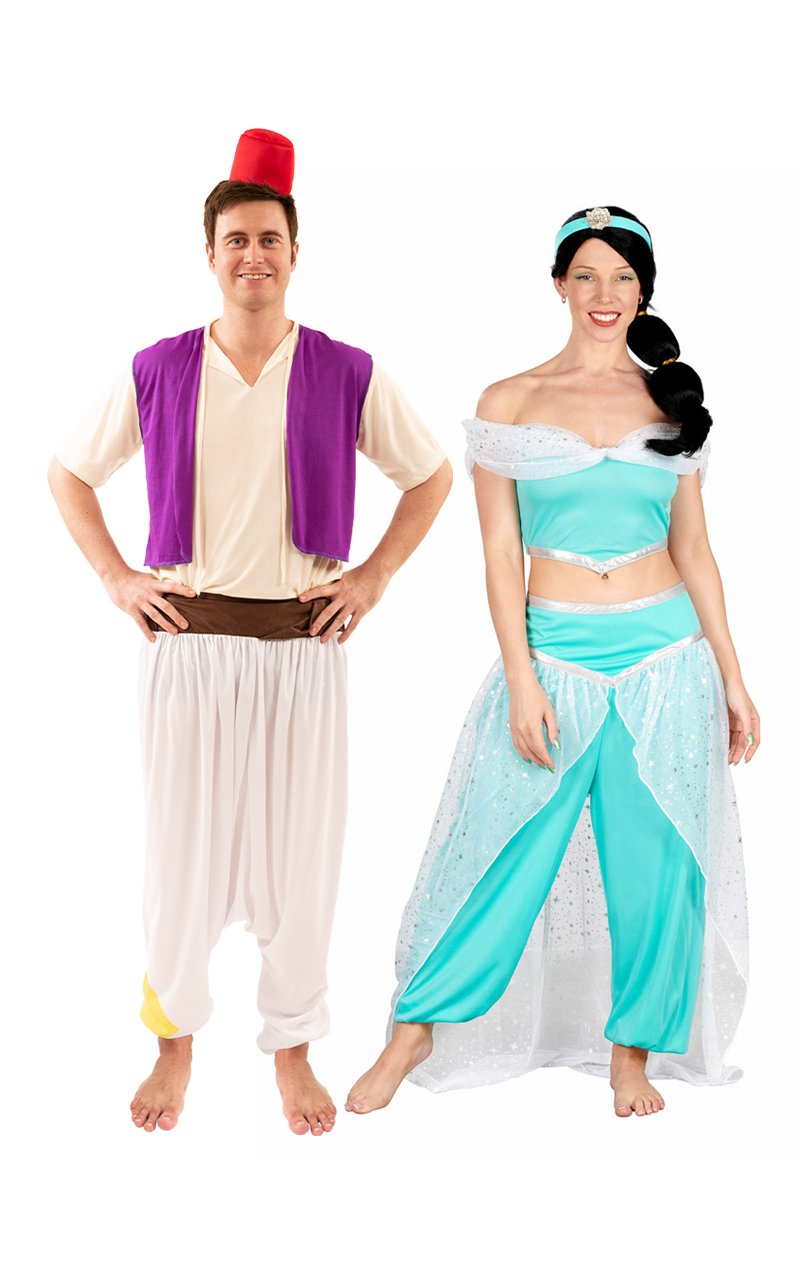 Jasmine & Aladdin Couples Costume - Fancydress.com