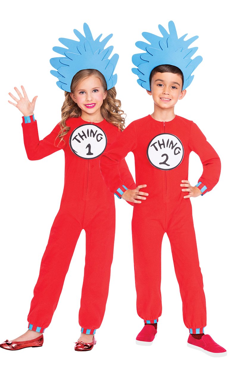 Kids Thing 1 & 2 Costume - Fancydress.com